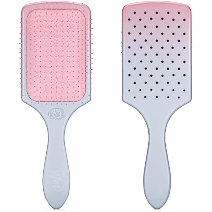 Wet Brush Paddle Detangler Hair Brush, Pink/Purple - Image 1